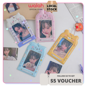 Creamy Cute PVC Card Holder 3-inch Polaroid Protective Case 1 Card Slot Card Protector