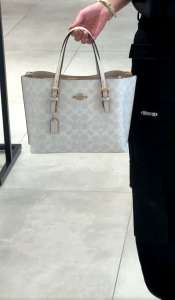 Origina bag COACH MOLLIE25 Medium tote small khaki tote denim C4250
