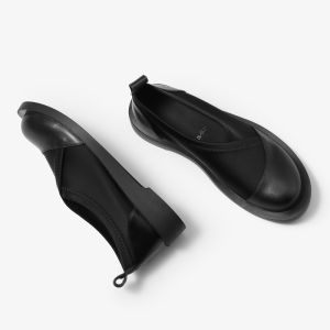 MIOLLIBARN | Elastic French Design Leather Loafers