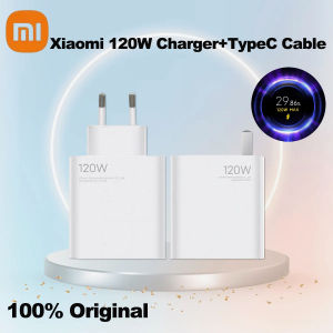 Original Xiaomi 120W Fast Charger With 6A Type-C Cable For Xiaomi 12T 12 Lite 11T Pro 12 Ultra Mix 4 Redmi K50 Pro Note 12 Pro+ Poco F4 GT Black Shark 4S 5 RS Pro