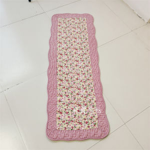 New Pattern Long Rectangle Cotton Quilted Print Floor Mat Home Dustproof Washable Machine 40x110 Country Style Living Room