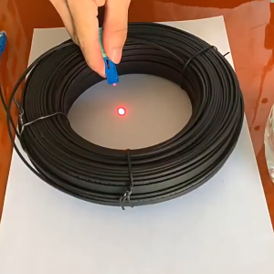 3Steel 1.0mm Fiber Optic Cable 50M/100M/ 200M/ 300M/ 500M SC-SC Single Core Single Mode FTTH