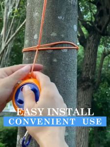 ราวแขวนผ้าแบบพกพา 10 เมตร ยืดหดได้ ปรับมุมได้ 360° ใช้ทั้งในและนอกบ้าน OU0035