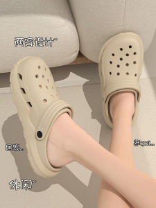 Womens Hole Shoes Summer Outwear 2024 New Arrival Indoor Home Silent Anti-Slip Non-Stinky Feet Couples Sandals Men