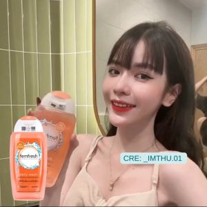 Dung Dịch Vệ Sinh Phụ Nữ Femfresh Cao Cấp Hằng Ngày Cam 250ml OTEL STARX OF-VS-C250 Daily Intimate Wash Làm Sạch Khử Mùi Thơm Kháng Khuẩn Nhẹ.