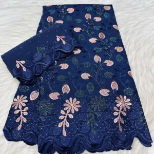 SMVP | 5 Yards African Lace Fabric Cotton Swiss Voile Lace In Switzerland High Quality Nigerian Swiss Lace Fabric For Wedding Dress