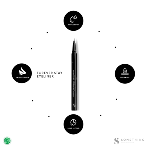 Somethinc Forever Stay Waterproof Liquid Eyeliner 0.5ml - Waterproof - Virgo Shoop