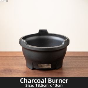 jeagutt | Indoor Outdoor Traditional Charcoal Clay Grill for Tea and Fire