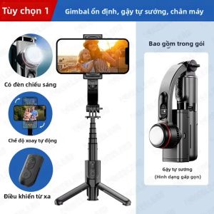 TOKQI | Gậy Tự Sướng Chống Rung TOKQI L18s Tích Hợp Đèn Fill Light Điều Khiển Từ Xa Bluetooth Có Thể Kéo Dài Dành Cho Quay Vlog Bằng Điện Thoại Thông Minh