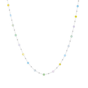 ZHENGZHAO | Dopamine Color Beads Necklace Fashionable Trendy Accessory