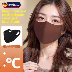 MONLEYTA | Thickened Warm Cycling Mask For Women Windproof Cold Resistant UV Protection High Aesthetic Value New 2024 Model Fashionable Simple Design