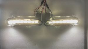 TCS PROTON SAGA VVT MC1 MC2 2016-2025 CAR CHROME ALBINO SIDE MIRROR DAY LIGHT LED TURN SIGNAL LIGHT ACCESSORIES