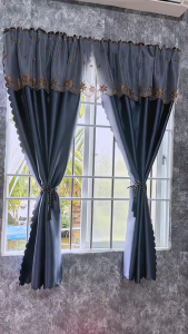 rèm dán tường chống nắng không cần khoan dán tường họa tiết chìm 3d cao cấp Decor trang trí phòng ngủ rèm màn treo cửa sổ
