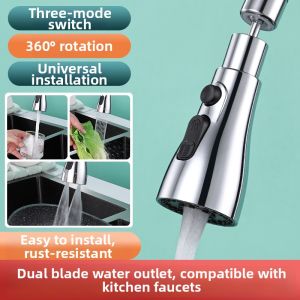 Flexible Multifunctional Faucet Head