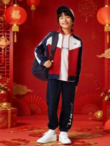 LI-NING KIDS | Chinese Zodiac Year Red Outerwear Hoodie