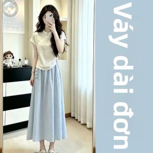 LIRUSHAN | Đầm Hè Phong Cách Trung Quốc 2 Món