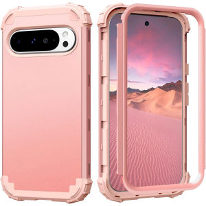 for Google Pixel 10 Pro XL CaseThree Layer Heavy Duty Sturdy Shockproof Protection Rugged Hard PC+Soft TPU Bumper Case for Google Pixel 9 Pro XL/9A/8 Por/8A/6 Pro/6A/5A
