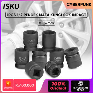 ISKU Mata Kunci Sok Impact Panjang 8-24mm/Kunci Impact Sok Panjang/Impact Socket 8-24mm