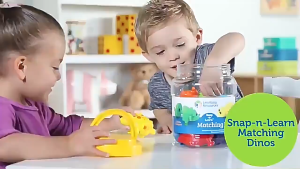 Oldlaiben Dinosaur Toys Montessori Matching Toys Colour and Letter Recognition Kids Education Toy Sensory Toys