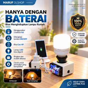 Stop Kontak Portable Tanpa Listrik Paket Hemat Siap Pakai