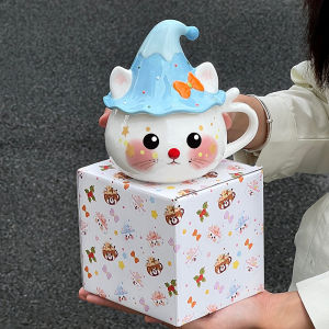 Đồ Ăn Uống Bằng Gốm Sứ Hình Mũ Thuật Tặng Bạn Gái Sinh Nhật Đồ Ăn Nhẹ Đáng Yêu Lễ Hội Halloween Cốc Đựng Sữa Cho Học Sinh
