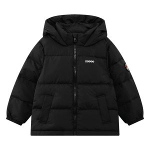 Boys down Jacket Thickened Winter Coat Extreme Cold Resistant Short Bread Style Childrens Three-Proof Outerwear Casual Fit