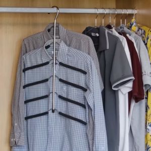 Móc treo áo 6 tầng | JYSK Bjarke | kim loại/EVA | 1x41x63cm