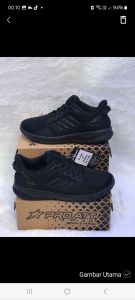 Sepatu sneakers sekolah PROATT PI 600 & LWH 516 tali 2warna sz 35-38 (FREE KAOS KAKI)