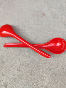 Plastic Long Handle Soup Spoon for Fast Food Restaurant Spicy Hot Pot Commercial Dining Bridge Rice Noodles Special Spoon