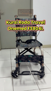 Onemed FS804L Kursi Roda Travel Wheelchair FS804 Wheel Chair FS 804 L Traveling FS804LABJ