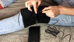 Electric Leg Massager Heating Knee Pads Infrared Hot Compress Knee Arthritis Pain Relief Knee Protection Support Belt USB Cable