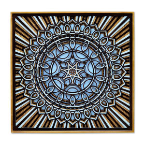 artsecond | Compact Square Wooden Table