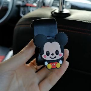 Car Seat Hook Cute Mickie Durable Hook Car StorageHanger Multifunctional Hook Car Hook Accessories