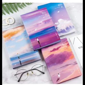 Notebook I Want To See You Multicolored Diary Student Handbook Ledger Notepad Minimalist Ins Style Multicolored Pages Cartoon Retro Notebook Cute Student Stationery Soft Copy Office Supplies Notepad