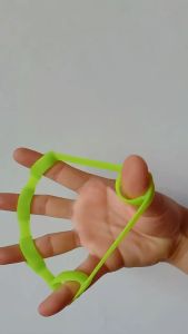 Silicone Finger Strengthener Penguat Genggaman Jari Tangan Latihan Kekuatan Jari