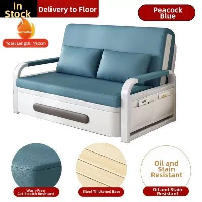 Compact Multi-functional Sofa Bed Foldable Stretchable Dual Use