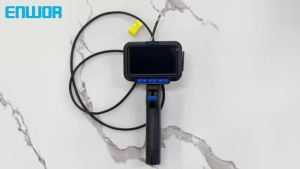 5 Screen Two Way Articulating Endoscope Single Dual Lens 2-Way 360° Slide Rod Steering Rotation Camera Inspection Borescope