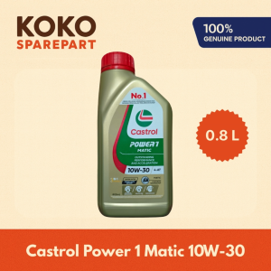 Castrol Power 1 Matic 10W-30 0.8 L Oli Motor Matic Castrol Power 1 Matic 10W-30 800ML