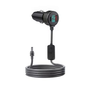 Aitemay Cáp sạc điện dùng trên xe hơi mini starlink Bộ chuyển đổi điện DC 30V 2A có vôn kế đèn LED chống thấm nước 18AWG dây loại USB C sạc nhanh cho thuyền xe tải RV 12V 24V xe cộ