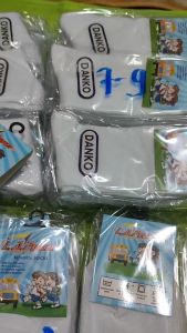 ถุงเท้านักเรียน ถุงเทาทำงาน ขนาด/7-5/7-9/9-12/ฟรีไซส์ ข้อยาว สีขาว  มีหลายใส่ให้เลือก มีสินค้าพร้อมส่ง