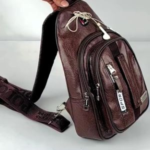 TAS SELEMPANG KULIT PU POLO AMSTAR SLINGBAG TAS PUNDAK PRIA WANITA TAS BAHU