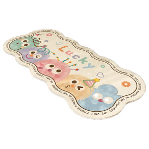 JINFAN | Children Anti-fall Long Plush Rug