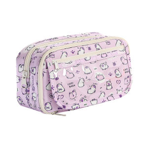 Capibala Pen Bag High Appearance Transparent Pen Bag Large Capacity Anti Dirt Stationery Box