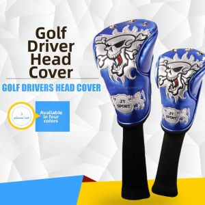 Dominant | Skull Embroidered Waterproof Golf Club Cover 4 Colors Available
