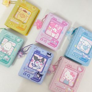 ULEEK  Hello Kitty Take In Card Sanrio Kuromi Storage Photo Album Cute My Melody Card Holder CharmmyKitty Mini Truck Card Binder
