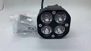 KING DXZ Lampu Depan Sorot Tembak Mobil motor super terang LED Floodlight 2in1 Color IP67 96W LED34