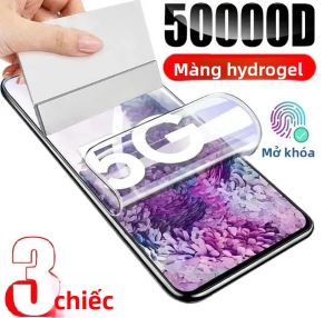 3 Miếng Dán Bảo Vệ Màn Hình Hydrogel Cho Samsung S25/S24/S20/S22/S21 Ultra/S10/S9/S8 Plus FE/Note 20/10/9/8/S23U Phim Mặt Trước Chống Vỡ