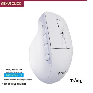 Chuột Chơi Game Không Dây NexusClick Silent 9 Nút Có Thể Lập Trình Điều Chỉnh DPI Sạc Lại Được Qua Cổng Type-C Thiết Kế Công Thái Học Dùng Cho Văn Phòng Và Chơi Game