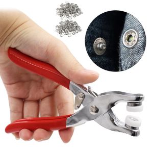Snap Button Pliers Set Stainless Steel Snap Fastener Buttons Gripper Plier Tool DIY Colthes