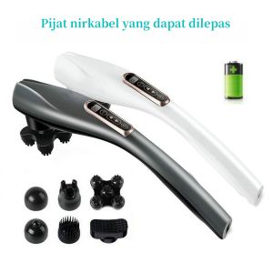 เครื่องนวดคอนวดบาร์มัลติฟังก์ชัน ไร้สาย มือถือ ไฟฟ้า สามารถนวดทั่วร่างกาย คอ และไหล่ ได้ 15 โหมด ปรับแรงได้ เหมาะสมสำหรับนวด ความถี่สูง และสะดวกเพราะไร้สาย